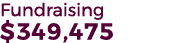 Fundraising $349,475