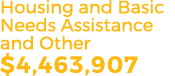 Housing and Basic Needs Assistance and Other $4,463,907